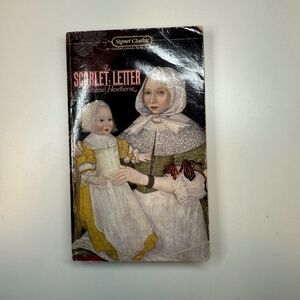 The Scarlet Letter by Nathaniel Hawthorne paperback book